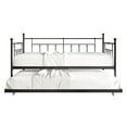 thumbnail image 4 of Castle Place Twin Metal Daybed with Trundle, Black, Contemporary Style, 4 of 5
