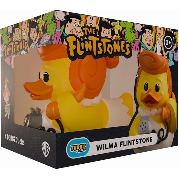 TUBBZ Boxed Edition: Flintstones - Wilma Flintstone Cosplaying Rubber Duck Vinyl Figure