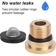 thumbnail image 3 of czcpp-Garden Hose to Pressure Washer Adapter, 3/4" Female to 3/8" Male Inlet Fitting Compatible with Simpson Cleaning 7112362 & Multiple Pressure Washer Pumps Connector Accessories Coupler Attachment, 3 of 4