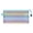 Light Blue, variant on Rainbow Stripe Mesh Pencil Pouch, Semi-transparent Polyester Pencil Case, Multi-use Travel Small Item Storage Bag, 8.9x4.7Inch