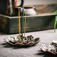 thumbnail image 6 of Brass Incense Holder,Lotus Incense Sticks Holder Incense Burner Ash Catcher for Home Decor,Yoga,SPA, 6 of 6