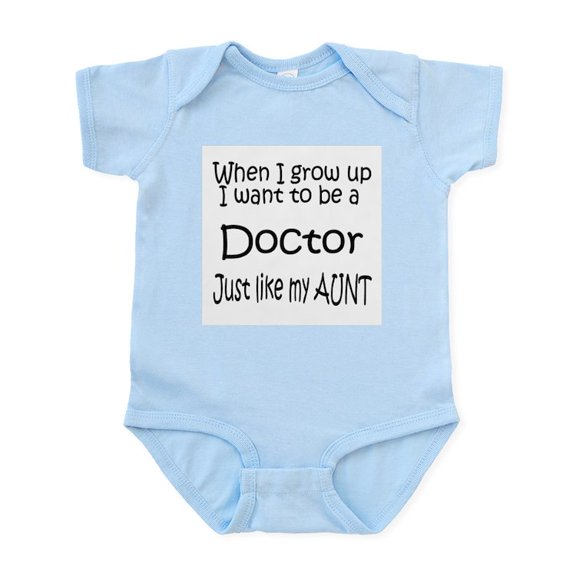 CafePress - WIGU Doctor Aunt Infant Bodysuit - Baby Light Bodysuit, Size Newborn - 24 Months
