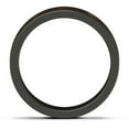 thumbnail image 4 of Men's Black Ceramic Ring with Wood Inlay, 4 of 4