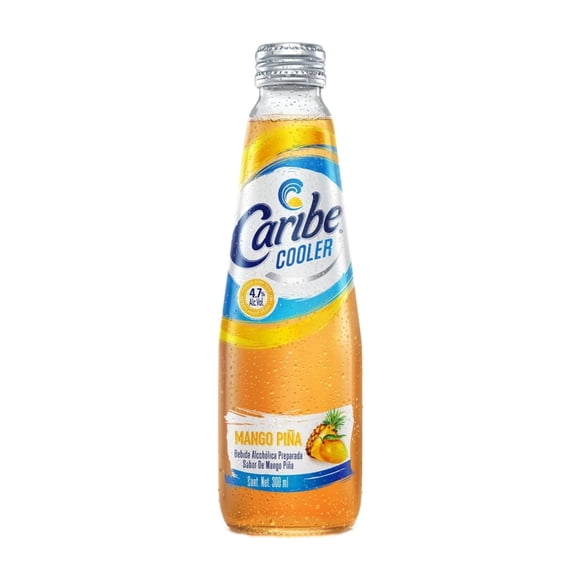 Bebida alcohólica preparada Caribe Cooler mango piña 300 ml