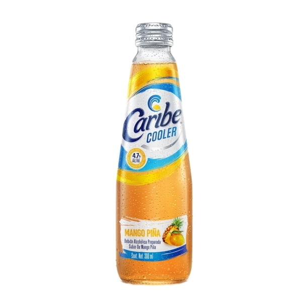 Bebida alcohólica preparada Caribe Cooler mango piña 300 ml