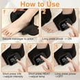 thumbnail image 4 of 2PCS Foot Massager with Smart Timer, 3-in-1 Wire-Less Portable Vibrating Heated Feet Massagers for Neuropathy Pain Relief & Ankle Relaxation & Blood Circulation in Home Office Travel (Black), 4 of 6
