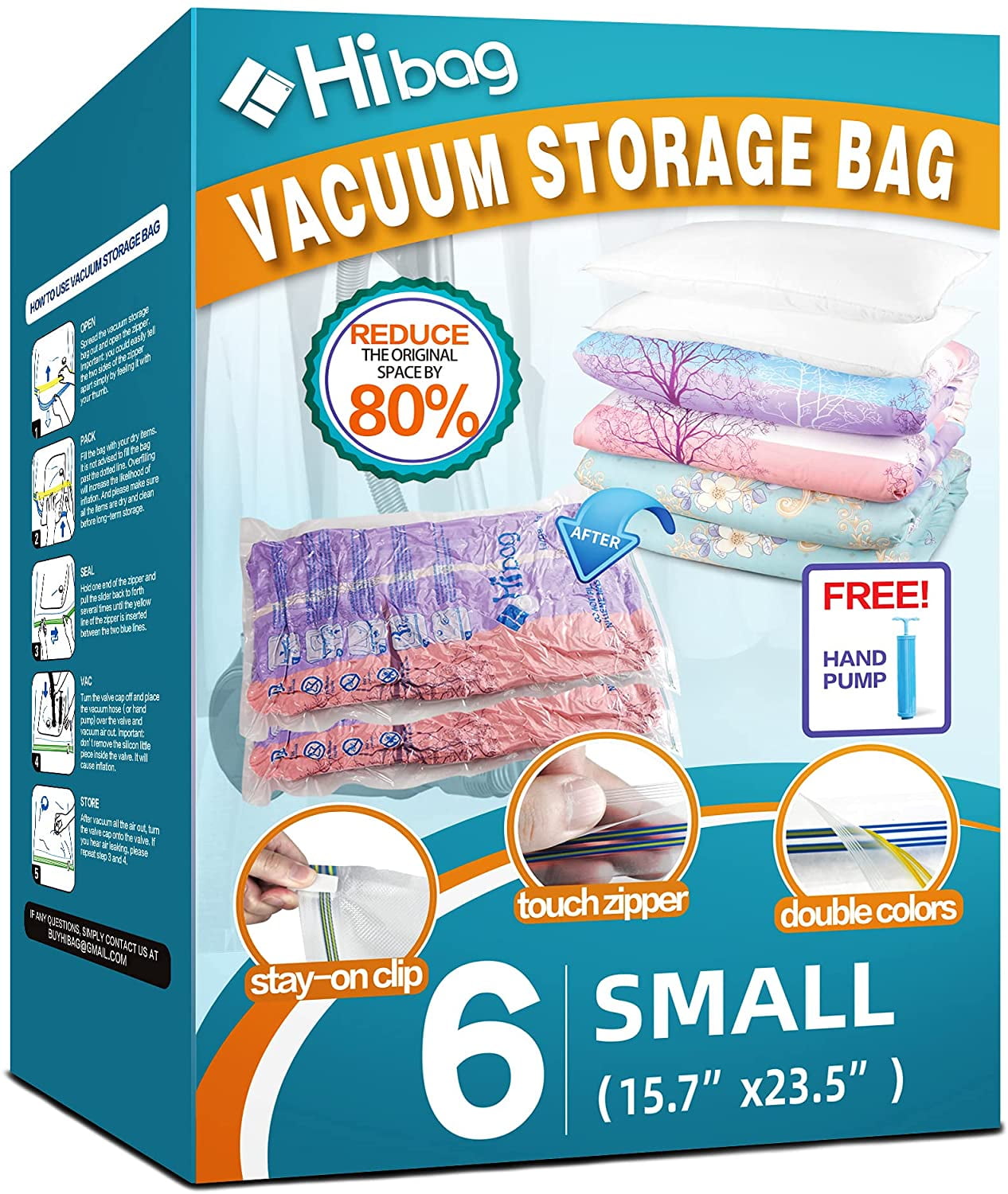 SentFort Pack of 3 80x120cm Smart Saver Reusable Vacuum Storage Ziplock  Space Saver Bags for Travel 