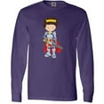 thumbnail image 3 of Inktastic Boy Prince, Knight In Shining Armor, Brown Hair Long Sleeve T-Shirt, 3 of 5
