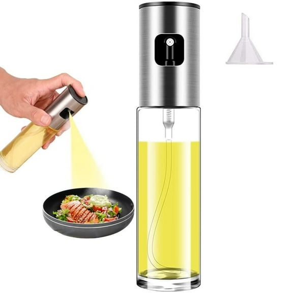 Olive Oil Sprayer for Cooking Oil Spritzer Mister for Air Fryer Canola Vinegar Vegetable Oil Portable Mini Bottle Kitchen Gadgets for BBQ/Pan/Salads/Baking (1 Pack)