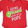 thumbnail image 4 of Inktastic Going Golfing with My Pops Kids Golf Boys or Girls Long Sleeve Baby Bodysuit, 4 of 5