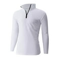thumbnail image 6 of Kalauyu Quarter Zip Golf Pullover Men Dry Fit Long Sleeve Performance Wicking Mock Neck 1/4 Zip Pullover Mens Sweatshirt, 6 of 6