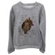 thumbnail image 4 of Puntoco Mujeres Moda Cuello Redondo Mangas Largas tops Blusa Pullover Sudadera Puntoco Puntoco-7436, 4 of 5