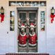 thumbnail image 4 of Cubierta decorativa para puerta con muñeco de nieve navideño Tapiz decorativo Cortina para puerta de fiesta navideña Tapiz Cubierta para puerta Decoración para fiesta navideña, 4 of 7