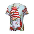 thumbnail image 3 of Rocae Funny Christmas Gnome for Men's Moisture-Wicking Crew Tee - T-Shirt for Sports, Outdoor Activities, and Casual WearMedium, 3 of 9