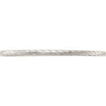 thumbnail image 3 of 10K White Gold 1.2mm Twisted Wire Pattern Stackable Band (Size 5.5) Made In United States 1stk22-120w-5.5, 3 of 5