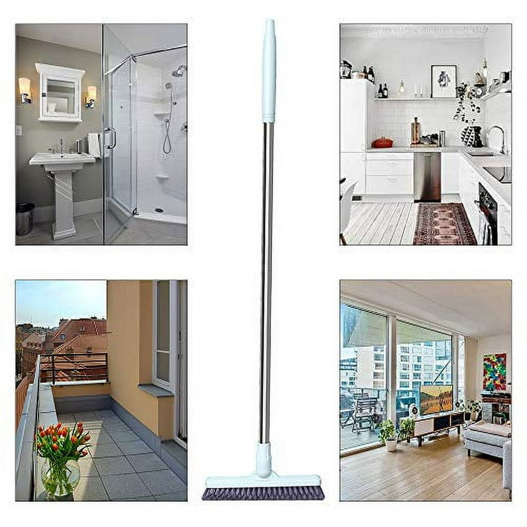 Affogato Floor Scrub Brush Bathroom Long Handle Bathtub Push Broom Shower  Tile Grout Scrubber Rotatable Indoor Kitchen Scrubbing Cleaning Brush for  Hard to Reach Areas - White - Yahoo Shopping