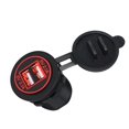 thumbnail image 3 of Kenally 5V 2.1A USB dual IP66 Toma de corriente de carga para automóvil a prueba de agua Accesorios para motos CS-526A3 Kenally CZ9204-03B, 3 of 5