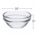 thumbnail image 3 of 2pc Beille Glass Pinch Bowl Ramekin Set Cooking Baking Supplies Kitchen Essentials, 3 of 10