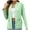 Green, variant on Posijego Womens Open Front Blazer Lightweight Long Sleeve Casual Cardigan Work Office Jacket with Pockets