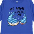 thumbnail image 4 of Inktastic My Mimi Loves Me Whale Shark Boys or Girls Long Sleeve Toddler T-Shirt, 4 of 5