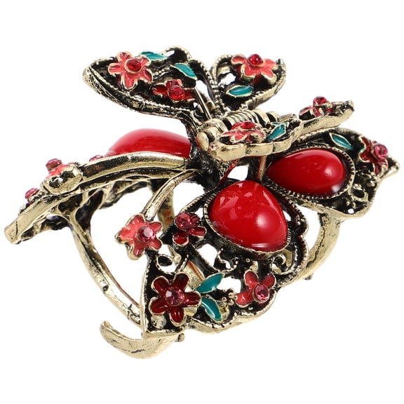 NICEXMAS Stylish Hair Clamps Butterfly Claw Clip Alloy Updo Accessory Women Ponytails 1Set