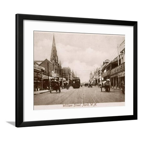 William Street in Perth  Western Australia Framed  Print 