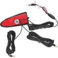thumbnail image 1 of Antena De Tiburón para Auto, ABS Antena para Auto Antena De Aleta De Tiburón para Automóvil GPS + FM + WiFi 3 en 1 para Vehículos Recreativos, Camion, SUV (Negro), 1 of 5