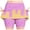 Purple, variant on CPNG Girls Skorts Loose Athletic Skirts with Shorts Little Girl Casual Icecream Print High Waisted Stretchy Sporty Skorts
