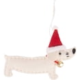 thumbnail image 2 of 4 Uds. Adornos colgantes para perros salchicha, figuritas de fieltro, decoraciones para árboles, artesanías de felpa y adornos navideños para decoración del hogar y fiestas, 2 of 5