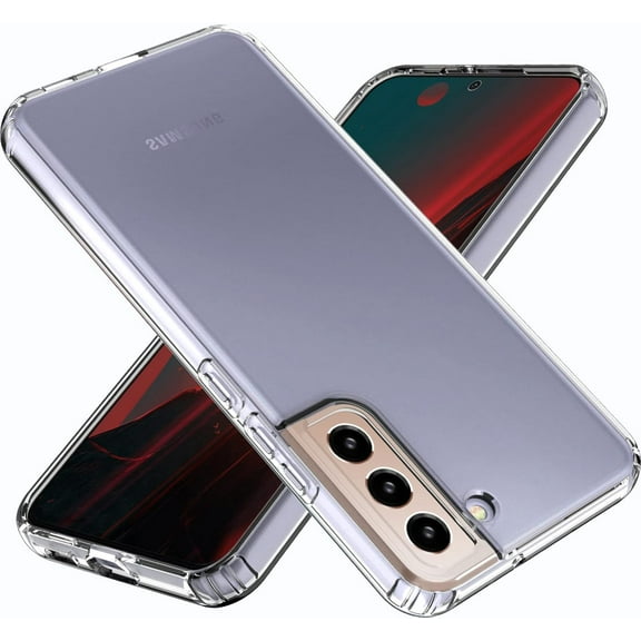 Compatible Samsung Galaxy S22 Case Clear Black,Crystal Full Body Slim Soft TPU Cover Anti-Fall Samsung Galaxy S22 Protective Case for Men Clear Bumper Case for Samsung Galaxy S22 Phone Case S22