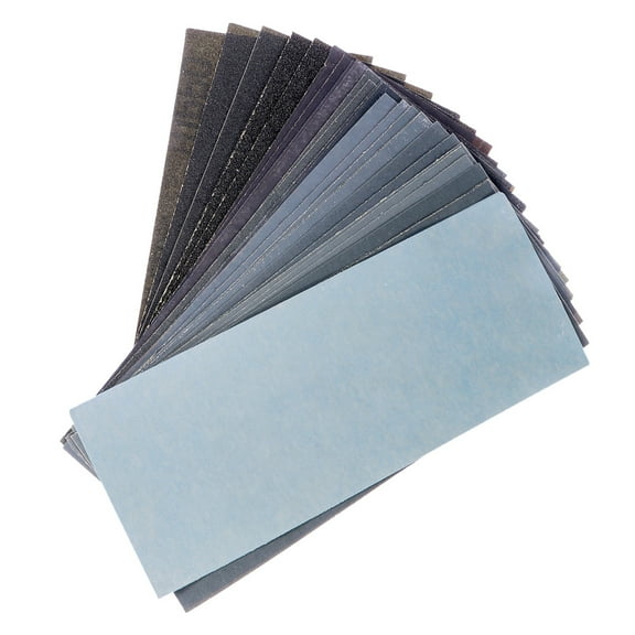 HEATSHAKING 36Pcs Abrasive Sandpaper for Car Wet and Dry Sanding Emery Multi Color