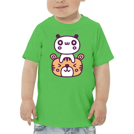

Kawaii Panda And Tiger Friends T-Shirt Toddler -Image by Shutterstock 2 Toddler