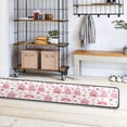 thumbnail image 4 of SKYSONIC 2'X6' Valentines Gnome Couple Runner Rug with Rubber Backing, Romantic Pink Heart Non Slip Entryway Rug Runner Washable Soft Area Rug Carpet for Hallway Bedroom Kitchen Decor, 4 of 6