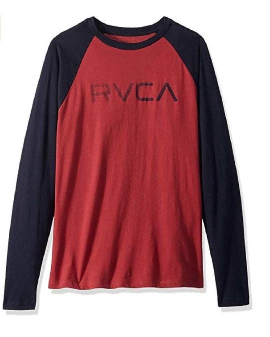 Rvca - Mens RVCA (Garnet) Big RVCA LS 
