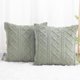 thumbnail image 5 of Fundas de almohada decorativas de estilo rústico, fundas de cojín bohemias cuadradas de felpa suave para sofá, dormitorio, cremallera invisible para un acabado limpio, uso versátil en interiores y, 5 of 6