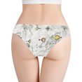 thumbnail image 4 of Bigersell Plus Size Cotton Underwear for Women Clearance Nylon Panties Women Cheeky Panty Style P-1011 Nylon Period Panties Seamless Thongs Briefs Mid Waist Women Cheeky Panties Beige L, 4 of 7