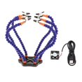 thumbnail image 2 of LOVIVER Professional Helping Hands Third Hand Soldering Tool 6 Flexible Arms Electronics Repair Assembly Painting Jewelry DIY Arts Craft 2, 2 of 8