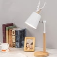 thumbnail image 2 of Sentmoon Lampes de Bureau Lampes de Bureau pour Bureau Petite Lampe de Bureau en Bois Lampe de Table Réglable Lampe de Bureau pour Maison Bureau Lampe de Chevet Lampe de Dortoir, 2 of 7