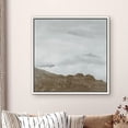 thumbnail image 3 of PixonSign Framed Canvas Wall Art Aerial View Cloudy Rocky Mountain Landscape Print Nature Wilderness Fine Art Farmhouse/Country Minimal Artwork for Living Room, Bedroom, Office - 24"x24" White, 3 of 5