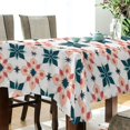 thumbnail image 5 of Yayeee Tablecloths 54" x 72" Rectangle Wrinkle Resistant Party Table Cover, Flowers Geometric Pattern, 5 of 8