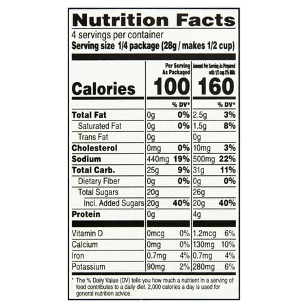 (5 pack) (5 Pack) Great Value Chocolate Instant Pudding & Pie Filling, 3.9 oz