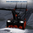 thumbnail image 2 of Electric Snow Blower, 20-Inch Clearing Width, 12-Inch Depth, Throws Snow Up to 25 ft, with Dual LED Lights, 180° Adjustable Snow Chute,  for Driveway, Sidewalk, Patio, 2 of 7