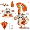 thumbnail image 3 of 23 Inch Halloween Porch Goose Outfits, Warm Themed Decor, Builds Cozy Holiday Vibe for Outdoor Lawn and Courtyard Display, Statue Not Included (I), 3 of 6