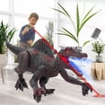thumbnail image 1 of Dinosaurio de juguete Richgv Spinosaurus a control remoto con luz y aerosol, 1 of 7