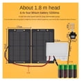 thumbnail image 2 of Solar Water Pump 12v Submersible Pump Fish Tank Outdoor Brushless Pumping Hydroponic High Head Fountain Pump Aquarium Filter ,Multi-Install Methods, 2 of 5