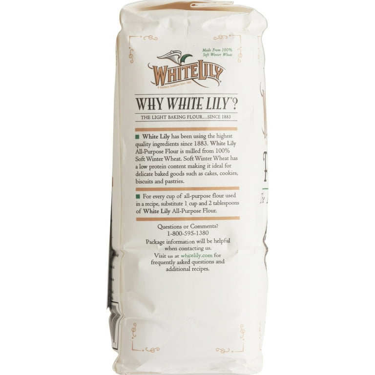 White Lily All Purpose Flour, 5 lb Bag for Baking - Walmart.com