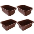 thumbnail image 1 of UPGRATOR 4Ud Macetas Rectangulares Resistentes Para Plantas Suculentas Que Y, 1 of 5