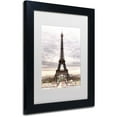 thumbnail image 2 of Trademark Fine Art "The Eiffel Tower" Canvas Art by Philippe Hugonnard, White Matte, Black Frame, 2 of 4