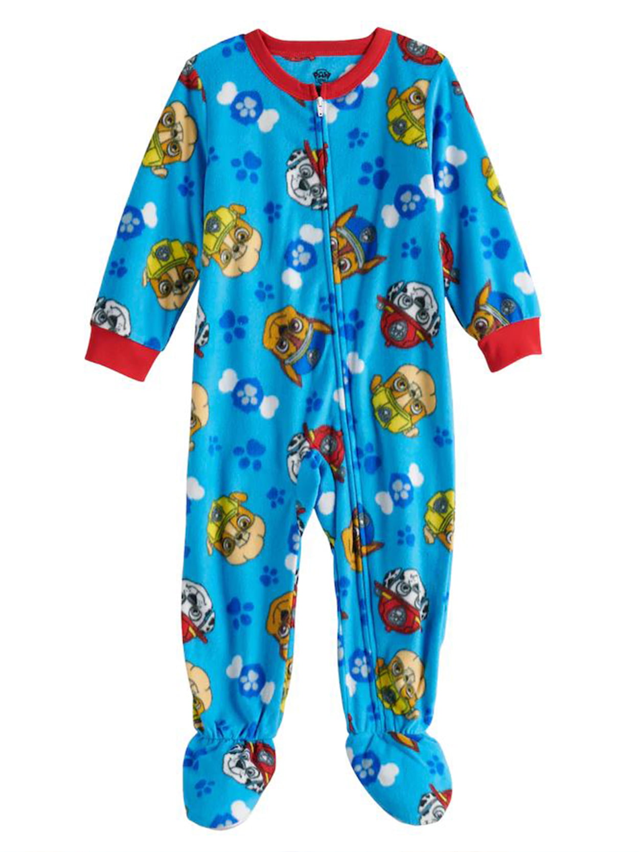 Age 3 Years Blue Paw Patrol Boys Fleece Onesie Pjs Pyjamas