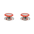 thumbnail image 4 of kurtrusly Bouton de Couvercle de Pot en Acier Inoxydable Anti-Brûlure Remplacement Poignée de Couvercle de Poêle de Cuisine Accessoires Modifiés Rouge Grand 2Ensemble, 4 of 6